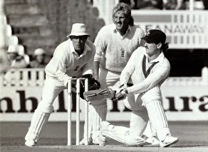 Paul Downton - England Cricket Player - August 1985 with Ian Botham Paul Downton - England Cricket Player - August 1985 with Ian Botham