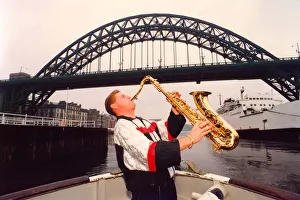 Paul Gascoigne (Gazza) promoting his version of Fog on The Tyne. 1st October 1990 Paul Gascoigne (Gazza) promoting his version of Fog on The Tyne. 1st October 1990