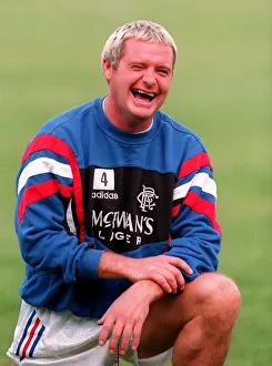 Paul Gascoigne training at Rangers. 20th August 1996 Paul Gascoigne training at Rangers. 20th August 1996
