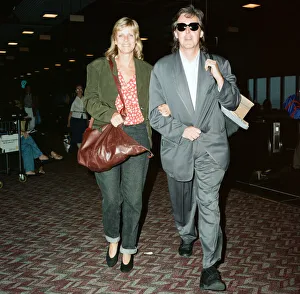 Paul and Linda McCartney at LAP. 10th August 1989 Paul and Linda McCartney at LAP. 10th August 1989