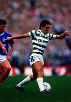 Paul McStay in action against Rangers 1986 Paul McStay in action against Rangers 1986