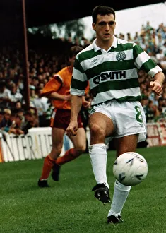 Paul McStay of Celtic in possession of the ball football Paul McStay of Celtic in possession of the ball football
