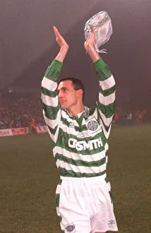Paul McStay saluting the fans after the friendly testimonial Celtic Manchester United Paul McStay saluting the fans after the friendly testimonial Celtic Manchester United
