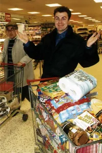 Paul Ross tv presenter of the show The Big Breakfast in a Sunday People article Paul Ross tv presenter of the show The Big Breakfast in a Sunday People article