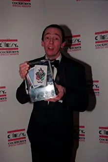 Paul Whitehouse Comedian December 1997 Holding the award he won for Top Ch4/BBC2 Comedy Paul Whitehouse Comedian December 1997 Holding the award he won for Top Ch4/BBC2 Comedy