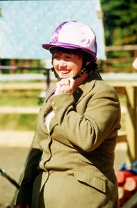 Pauline Quirke actress in horse riding clothes Pauline Quirke actress in horse riding clothes