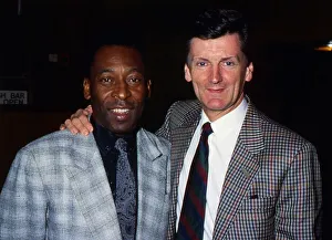 Pele with Andy Roxburgh in Glasgow June 1989 Pele with Andy Roxburgh in Glasgow June 1989