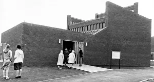 People attending the Providence Baptist Church in Hemlington, 18th July 1977 People attending the Providence Baptist Church in Hemlington, 18th July 1977