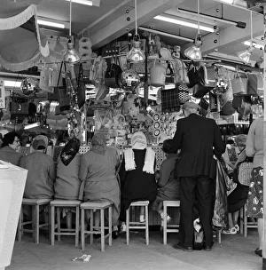 People playing games in an amusement arcade in Scarborough, North Yorkshire. May 1964 People playing games in an amusement arcade in Scarborough, North Yorkshire. May 1964