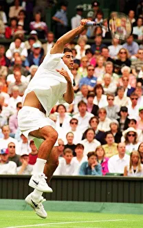 PETE SAMPRAS V RICHEY RENEBERG DAY 1 WIMBLEDON TENNIS CHAMPIONSHIPS JUNE 1996 PETE SAMPRAS V RICHEY RENEBERG DAY 1 WIMBLEDON TENNIS CHAMPIONSHIPS JUNE 1996