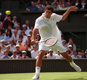 PETE SAMPRAS WIMBLEDON TENNIS CHAMPIONSHIPS JUNE 1996 15/06/1996 PETE SAMPRAS WIMBLEDON TENNIS CHAMPIONSHIPS JUNE 1996 15/06/1996