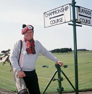 Peter Alliss golf commentator December 1987 Peter Alliss golf commentator December 1987