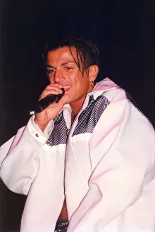 Peter Andre in concert at the Arena in Newcastle. November 1996 Peter Andre in concert at the Arena in Newcastle. November 1996