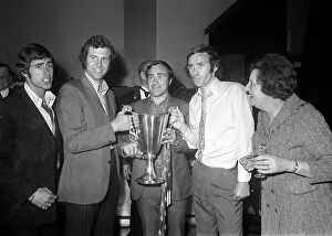 Peter Bonetti John Dempsie Ron Harris of Chelsea 1971 with Mayor of Chelsea Peter Bonetti John Dempsie Ron Harris of Chelsea 1971 with Mayor of Chelsea
