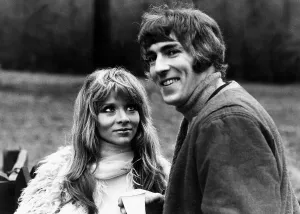 Peter Cook comedian actor and wife Judy Huxtable 1971 Peter Cook comedian actor and wife Judy Huxtable 1971