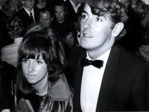 Peter Cook with his wife, Wendy Cook - May 1966 Peter Cook with his wife, Wendy Cook - May 1966