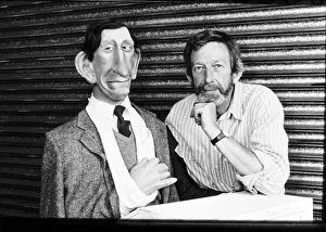 Peter Fluck creator of SPITTING IMAGE character Peter Fluck creator of SPITTING IMAGE character
