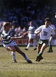 Peter Grant in action against Hibernian May 1989 Peter Grant in action against Hibernian May 1989