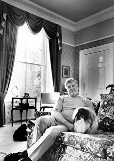 Peter Purves February 1991 former Blue Peter presenter. Pictured relaxing at Peter Purves February 1991 former Blue Peter presenter. Pictured relaxing at
