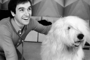 Peter Shelley and Dog. March 1975 75-01635-001 Peter Shelley and Dog. March 1975 75-01635-001