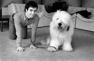 Peter Shelley and Dog. March 1975 75-01635-003 Peter Shelley and Dog. March 1975 75-01635-003