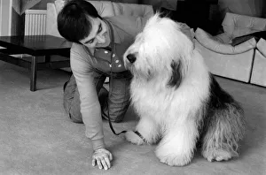 Peter Shelley and Dog. March 1975 75-01635-007 Peter Shelley and Dog. March 1975 75-01635-007