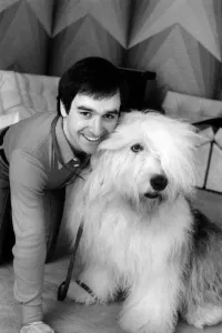 Peter Shelley and Dog. March 1975 75-01635-008 Peter Shelley and Dog. March 1975 75-01635-008