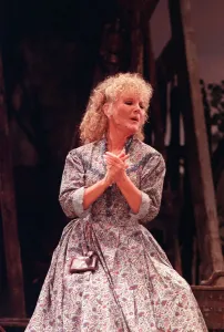Petula Clark singer actress March 1990 in a scene from the play Someone Like Petula Clark singer actress March 1990 in a scene from the play Someone Like