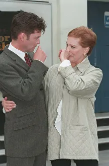 Phillip Schofield television presenter and actor June 1998 with Julie Andrews at a photo Phillip Schofield television presenter and actor June 1998 with Julie Andrews at a photo