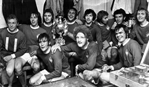 Photographed in the dressing room after their game with Cardiff City Photographed in the dressing room after their game with Cardiff City