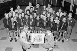 Picture of happiness ... Mr David Wikins, Scout leader of the 14th Huddersfield (Marsden Picture of happiness ... Mr David Wikins, Scout leader of the 14th Huddersfield (Marsden