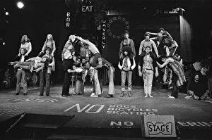 Images Dated 21st February 1970: Picture shows the cast of Hair, The Musical. Far left is actor