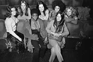 Images Dated 21st February 1970: Picture shows some of the cast of Hair, The Musical. Far left is actor