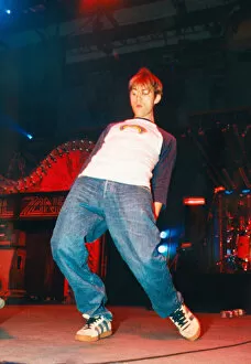 Images Dated 5th December 1997: Picture shows Damon Albarn. Blur appeared at the the Cardiff International