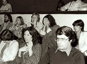 Pictures taken of audience reactions during the first screening of Sci-Fi Horror Film Pictures taken of audience reactions during the first screening of Sci-Fi Horror Film