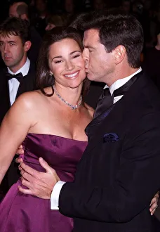 Pierce Brosnan arrives for the European Charity premier of The World Is Not Enough at Pierce Brosnan arrives for the European Charity premier of The World Is Not Enough at