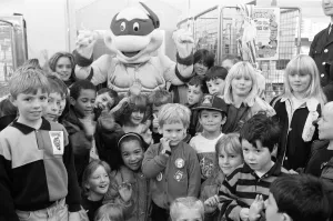 Pizza-loving teenage mutant turtle hero Donatello paid a visit to Huddersfield' Pizza-loving teenage mutant turtle hero Donatello paid a visit to Huddersfield'