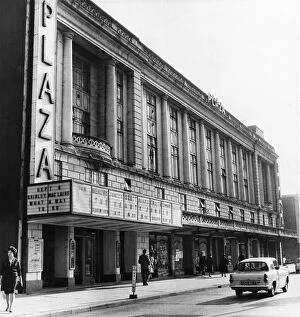 Art Deco Architecture Collection: The Plaza Cinema, 71 Kingsway Swansea South Wales in 1964