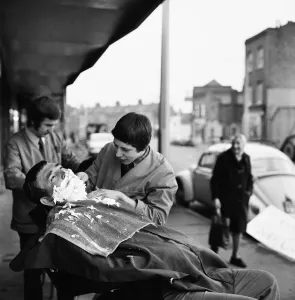 He is the name of a very plush gents hairdressers in the High Street, Plaistow He is the name of a very plush gents hairdressers in the High Street, Plaistow