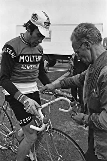 The Plymouth stage of the Tour De France. Eddy Merckx. 29th June 1974 The Plymouth stage of the Tour De France. Eddy Merckx. 29th June 1974