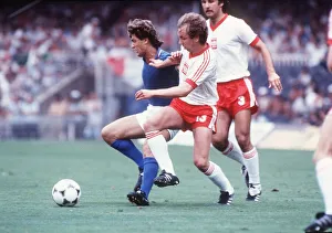 Poland v Italy 1982 World Cup Matysik (13) puts in a tackle on Rossi Poland v Italy 1982 World Cup Matysik (13) puts in a tackle on Rossi