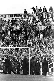 Police move in to control the fans at St James Park 27 March 1982 Police move in to control the fans at St James Park 27 March 1982