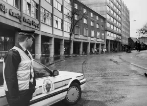 Police cordon off part of Corporation Street following the discovery of an unexploded Police cordon off part of Corporation Street following the discovery of an unexploded