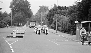 Police MotorCycle Riders, Cambridge, 3rd July 1972 Police MotorCycle Riders, Cambridge, 3rd July 1972