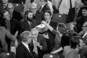 Politicians cast their votes during a debate on the Common Market Politicians cast their votes during a debate on the Common Market