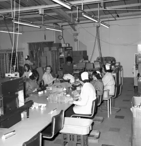 Pollards Ice Cream factory in February 1973. Newton Abbot, Devon Pollards Ice Cream factory in February 1973. Newton Abbot, Devon