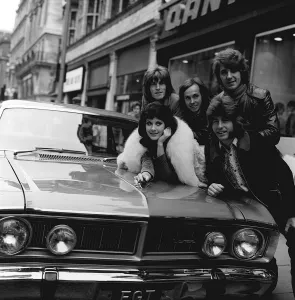 Pop group Mixtures were presented with a brand new Ford Fairmont estate car in Pop group Mixtures were presented with a brand new Ford Fairmont estate car in