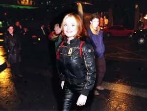 Pop singer Geri Halliwell of The Spice Girls going to the Apartment nightclub in Glasgow Pop singer Geri Halliwell of The Spice Girls going to the Apartment nightclub in Glasgow