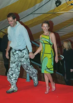 Pop singer Kylie Minogue and a new mystery boyfriend at the European MTV Awards at Pop singer Kylie Minogue and a new mystery boyfriend at the European MTV Awards at