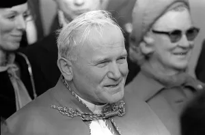 Pope John Paul II during his visit to Ireland in 1979 Pope John Paul II during his visit to Ireland in 1979